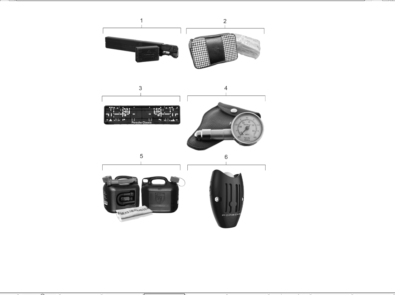 First aid kit - Porsche 914 exploded parts diagram 001-10