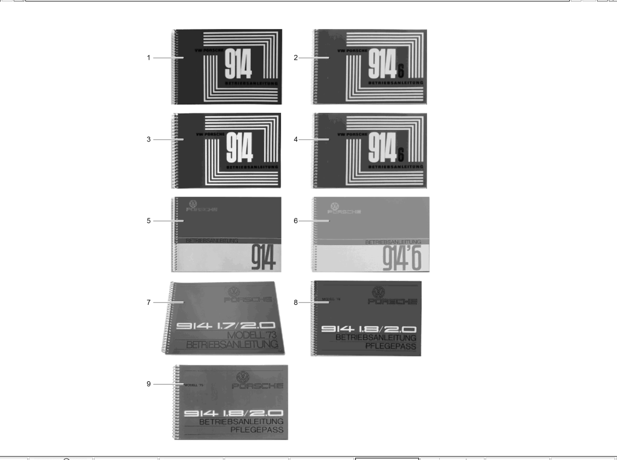 Instruction manual - Porsche 914 exploded parts diagram 005-03