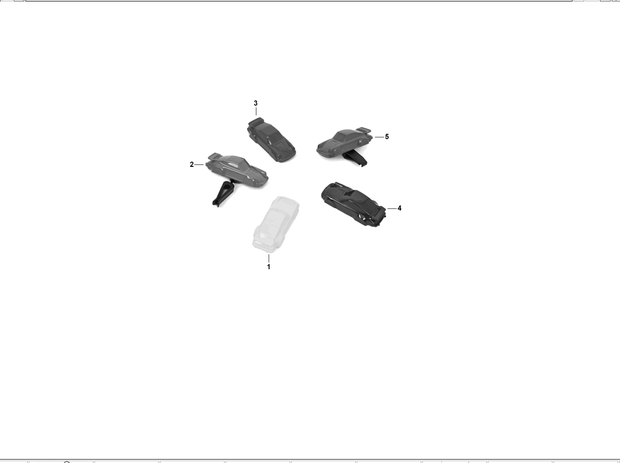 Aroma dispenser - Porsche 914 exploded parts diagram 005-30