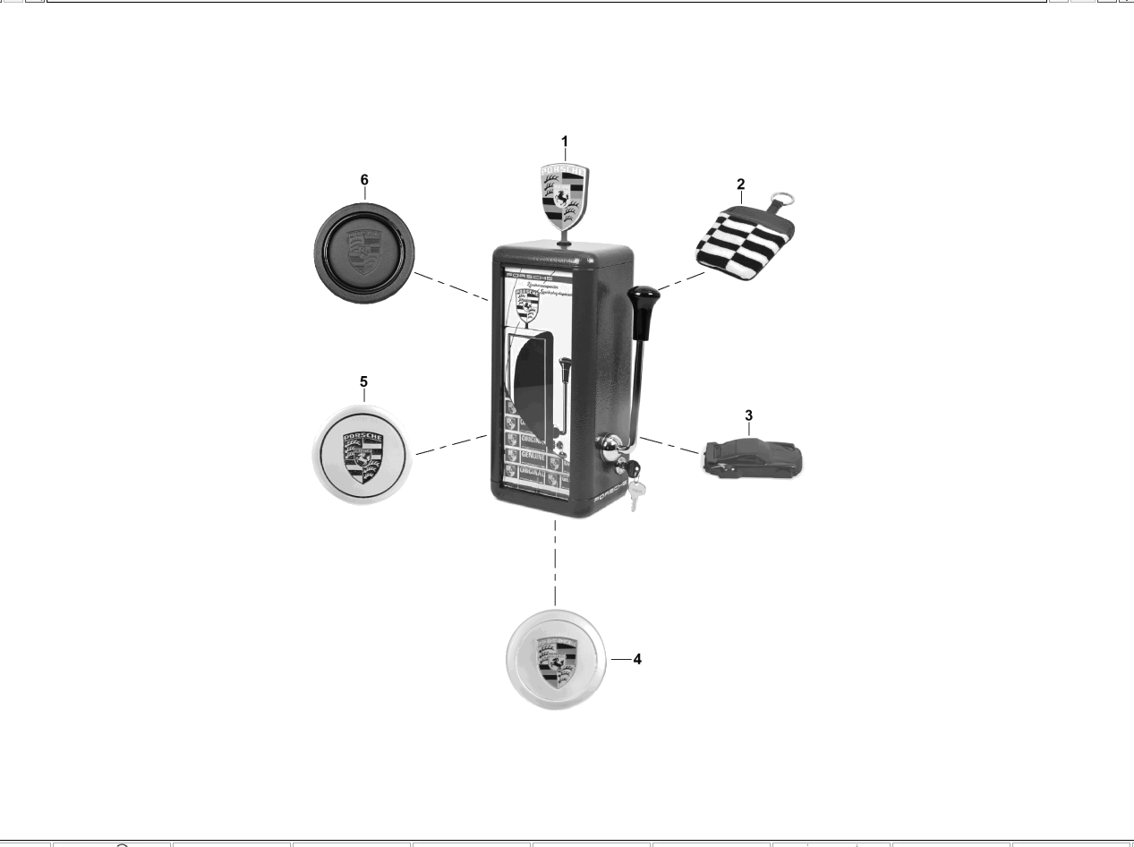 Dispenser - Porsche 914 exploded parts diagram 005-35