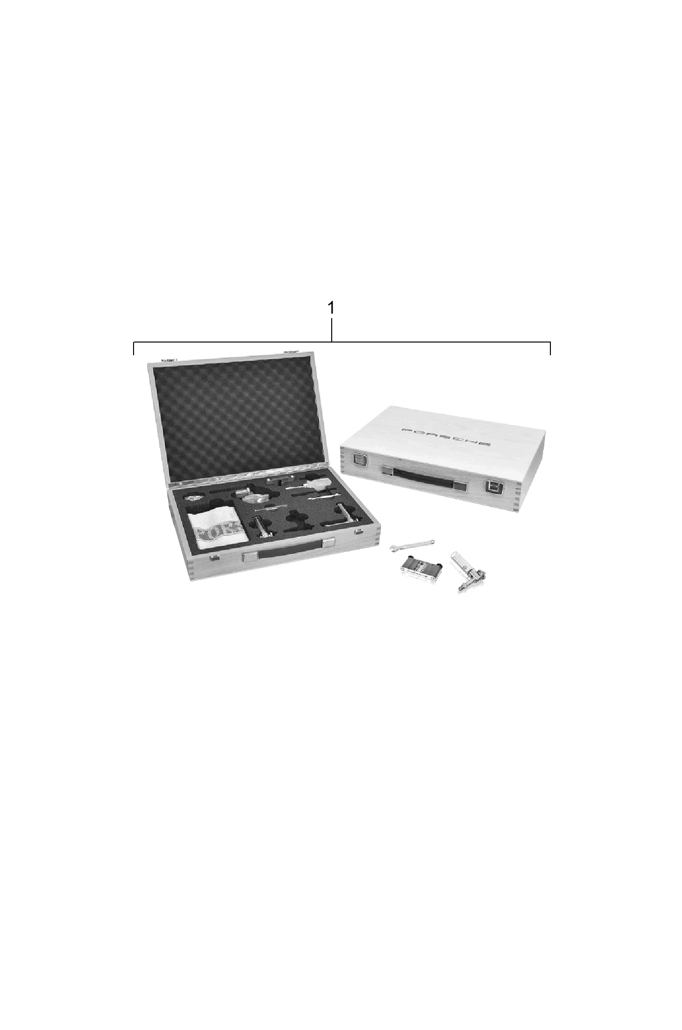Tool set for carburettor - Porsche 914 exploded parts diagram 198-20