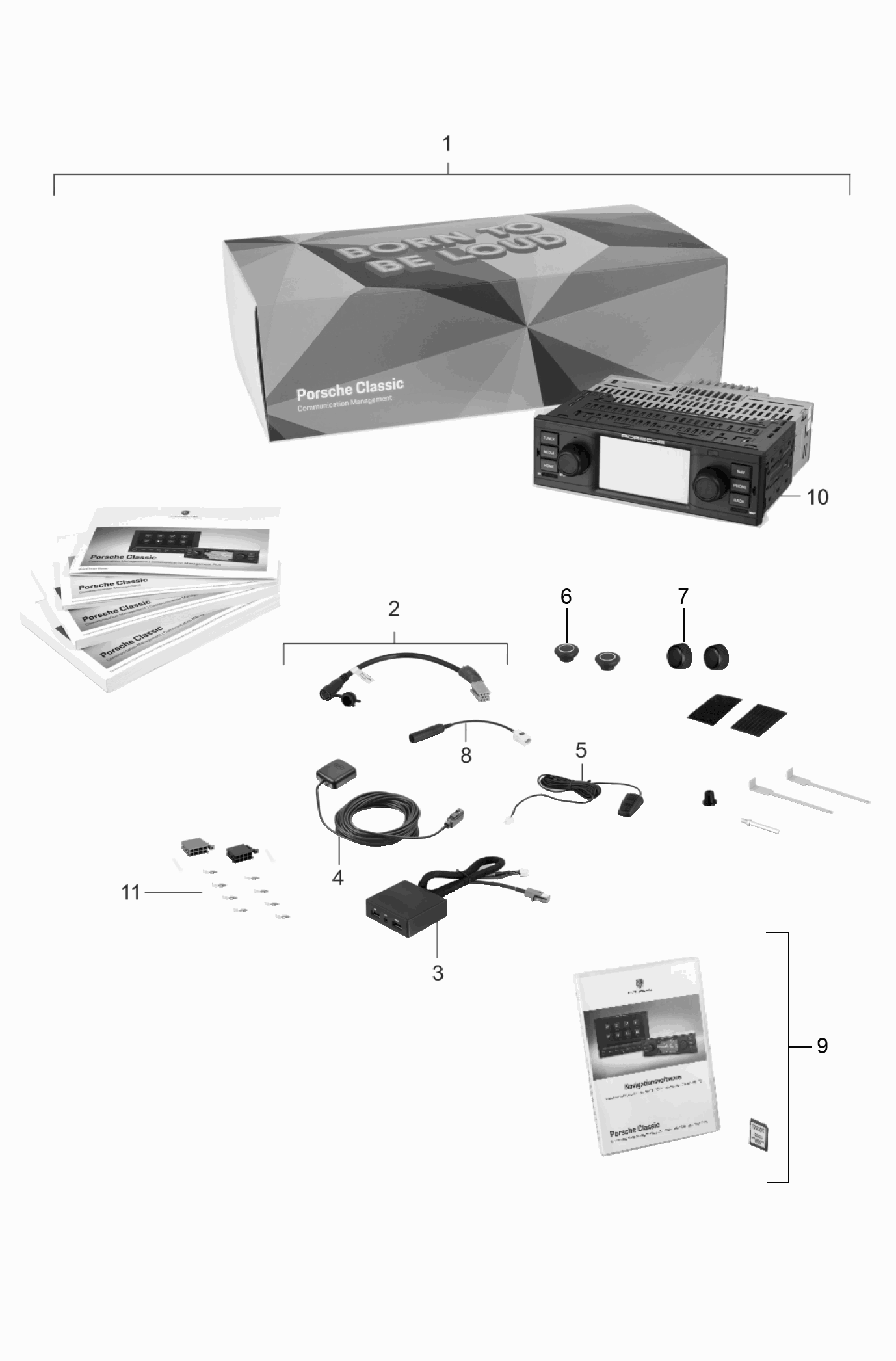 Communicat - Porsche 914 exploded parts diagram 988-05